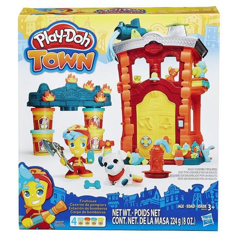Play Doh Town Fire Quartel Corpo de Bombeiros - Hasbro Menor preço em Play Doh Town Fire Quartel Corpo de Bombeiros - Hasbro