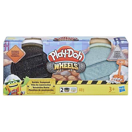 Play Doh Wheels Massa de Construção Asfalto e Cimento E4525/E4508 - Hasbro Menor preço em Play Doh Wheels Massa de Construção Asfalto e Cimento E4525/E4508 - Hasbro