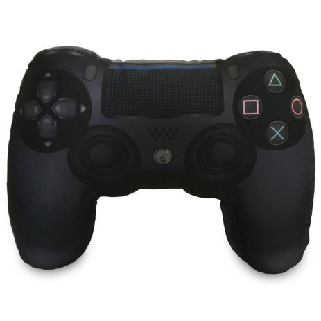 Play Pillowstation 4: Almofada Gamer Inspirada no Controle de Video Game PS4 Preto - Camaleão preto Menor preço em Play Pillowstation 4: Almofada Gamer Inspirada no Controle de Video Game PS4 Preto - Camaleão preto