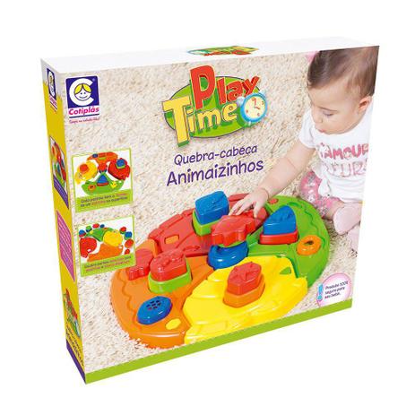 Play Time Quebra-Cabeça Animaizinhos 2128 - Cotiplás - Cotiplas Menor preço em Play Time Quebra-Cabeça Animaizinhos 2128 - Cotiplás - Cotiplas