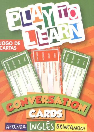 Play to learn - jogo de cartas - conversation cards Menor preço em Play to learn - jogo de cartas - conversation cards