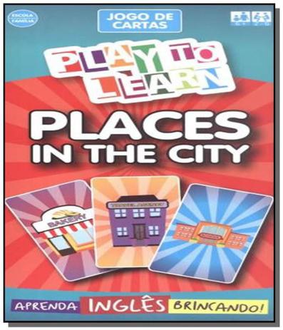 Play to learn - jogo de cartas places in the city Menor preço em Play to learn - jogo de cartas places in the city