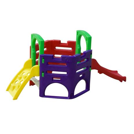 Playground Infantil Plástico com Escorregador Miniplay Freso Colorido Menor preço em Playground Infantil Plástico com Escorregador Miniplay Freso Colorido