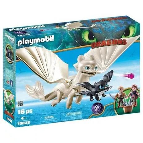 Menor preço em Playmobil - Como Treinar Seu Dragão 3 - Furia Da Luz, Dragão Bebê e Crianças  16 peças - Sunny