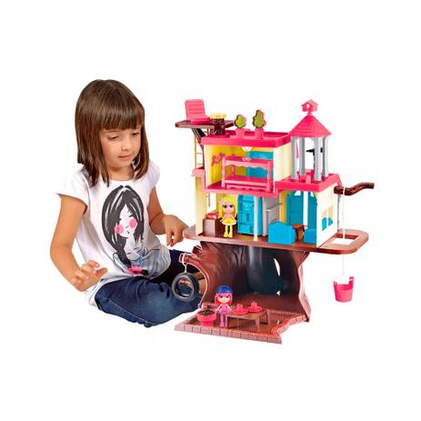 Playset Casa da Floresta com Mini Bonecas - Brinquedos Chocolate Menor preço em Playset Casa da Floresta com Mini Bonecas - Brinquedos Chocolate