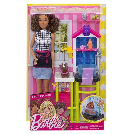 Playset e Boneca Barbie Estilista de Bichinhos - FJB31 - Mattel Menor preço em Playset e Boneca Barbie Estilista de Bichinhos - FJB31 - Mattel