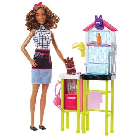 Playset e Boneca Barbie - Profissões - BarbieEstilista de Bichinhos - Mattel Menor preço em Playset e Boneca Barbie - Profissões - BarbieEstilista de Bichinhos - Mattel