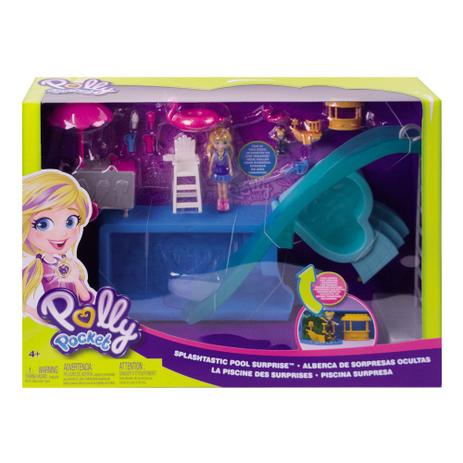 Playset e Boneca - Polly Pocket - Piscina Surpresas Escondidas - Mattel Menor preço em Playset e Boneca - Polly Pocket - Piscina Surpresas Escondidas - Mattel