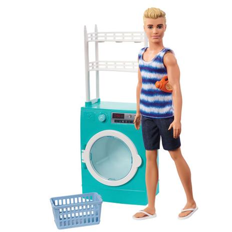 Playset e Boneco Ken - Móveis e Acessórios Temáticos - Lavanderia - Barbie - Mattel Menor preço em Playset e Boneco Ken - Móveis e Acessórios Temáticos - Lavanderia - Barbie - Mattel