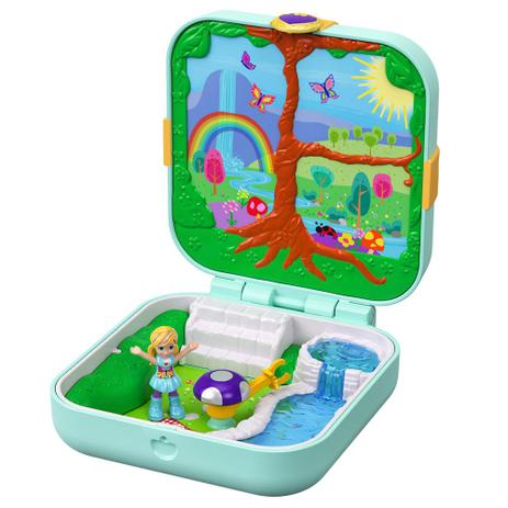 Playset e Mini Boneca - Mini Polly Pocket - Maleta Polly no Fundo do Mar - Floresta Mágica - Mattel Menor preço em Playset e Mini Boneca - Mini Polly Pocket - Maleta Polly no Fundo do Mar - Floresta Mágica - Mattel