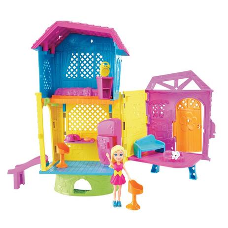 Playset e Mini Boneca Polly Pocket Club House da Polly DHW41 Mattel Menor preço em Playset e Mini Boneca Polly Pocket Club House da Polly DHW41 Mattel