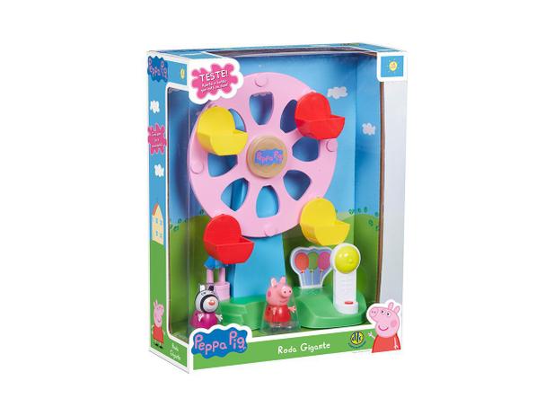Playset e Mini Figura - Peppa Pig - Roda Gigante - Dtc Menor preço em Playset e Mini Figura - Peppa Pig - Roda Gigante - Dtc