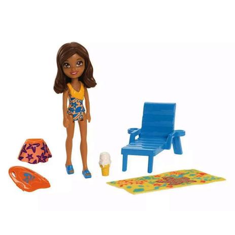 Playset Polly Pocket - Parque Aquático - Shani - Mattel Menor preço em Playset Polly Pocket - Parque Aquático - Shani - Mattel