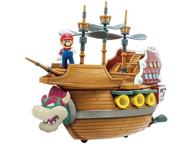 Playset Super Mario Deluxe Bowser Ship Candide - 19 Peças é boa?