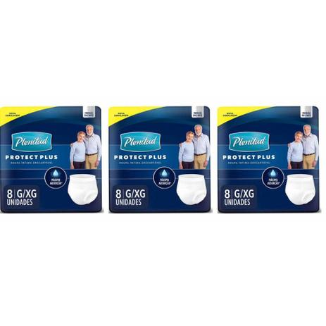 Plenitud Active Plus Fralda Geriátrica G/XG C/8 (Kit C/03) Menor preço em Plenitud Active Plus Fralda Geriátrica G/XG C/8 (Kit C/03)