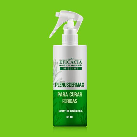 Plenusdermax - Spray de Calêndula officinalis para curar feridas 60 ml - Farmácia eficácia Menor preço em Plenusdermax - Spray de Calêndula officinalis para curar feridas 60 ml - Farmácia eficácia