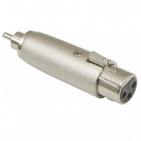Plug Adaptador Cannon Femea Para Rca Macho 64 1 256 - Mxt Menor preço em Plug Adaptador Cannon Femea Para Rca Macho 64 1 256 - Mxt