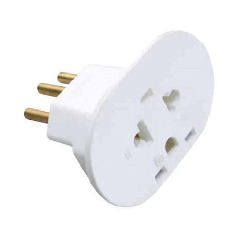Plug adaptador reverso 2p+t (antigo)/2p+ t (novo) - Diversos Menor preço em Plug adaptador reverso 2p+t (antigo)/2p+ t (novo) - Diversos