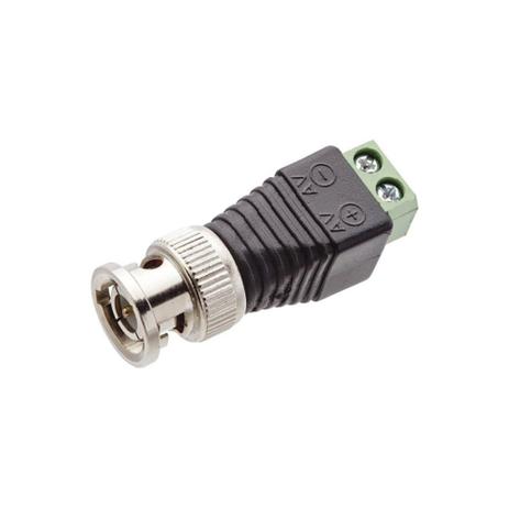 Plug Conector BNC com Borne Luxvision Menor preço em Plug Conector BNC com Borne Luxvision