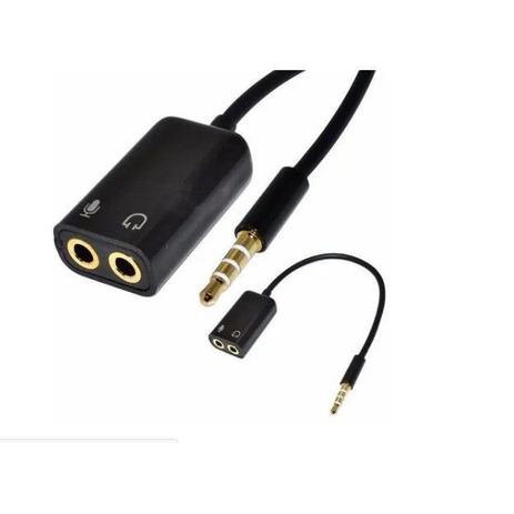 Plug P2 P3 4c M Trrs 3.5mm Omtp Mais 2 P2 Femea Fone Microfone - Js  Technology - Plug Fêmea - Magazine Luiza
