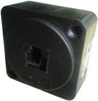 Plug Telefone Tomada Modular IDC Simples Preta - Pasquale Menor preço em Plug Telefone Tomada Modular IDC Simples Preta - Pasquale