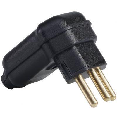 Plugue desmontável 2p+t 10a 90g - preto - pld6-3 - Mar-girius Menor preço em Plugue desmontável 2p+t 10a 90g - preto - pld6-3 - Mar-girius