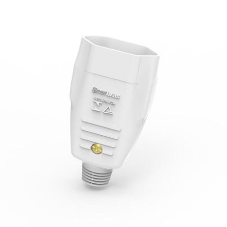 Plugue femea 2 polos+terra 10a branco - Enerbras Menor preço em Plugue femea 2 polos+terra 10a branco - Enerbras