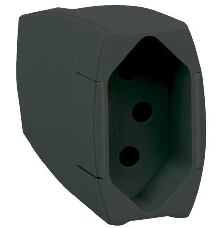 Plugue Femea Prolongado Monobloco 2p + T Pb (padrão Brasileiro) 10a 250v Preto Saída Axial - 615814 - Pial legrand Menor preço em Plugue Femea Prolongado Monobloco 2p + T Pb (padrão Brasileiro) 10a 250v Preto Saída Axial - 615814 - Pial legrand
