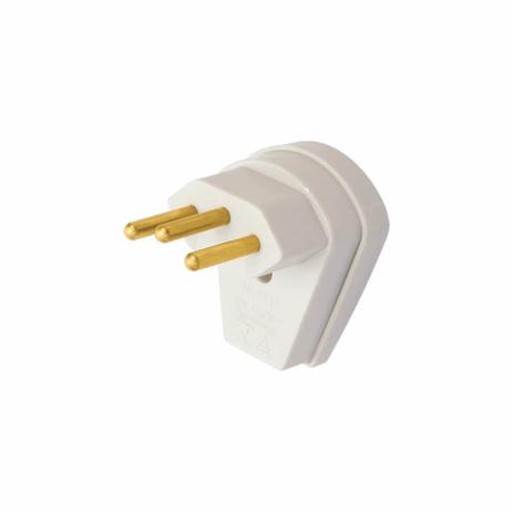 Plugue Macho 2P + T 10A-250V 90 1481 FAME Menor preço em Plugue Macho 2P + T 10A-250V 90 1481 FAME