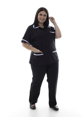 Plus Size - Conjunto de Jaleco e Calça em Oxford para Copeira, Faxineira Doméstica - EBT Uniformes é ruim? Plus Size - Conjunto de Jaleco e Calça em Oxford para Copeira, Faxineira Doméstica - EBT Uniformes é boa?