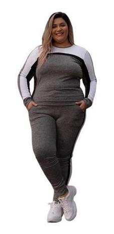 conjunto de frio plus size