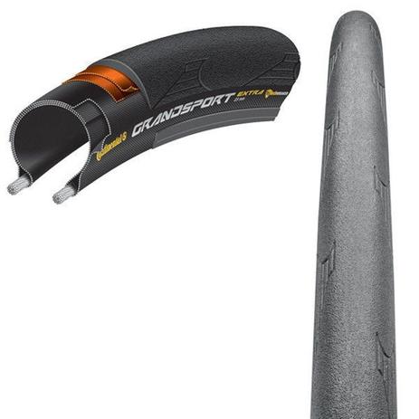 Pneu 700x23 continental grand sport extra preto/dobravel 180 tpi Menor preço em Pneu 700x23 continental grand sport extra preto/dobravel 180 tpi