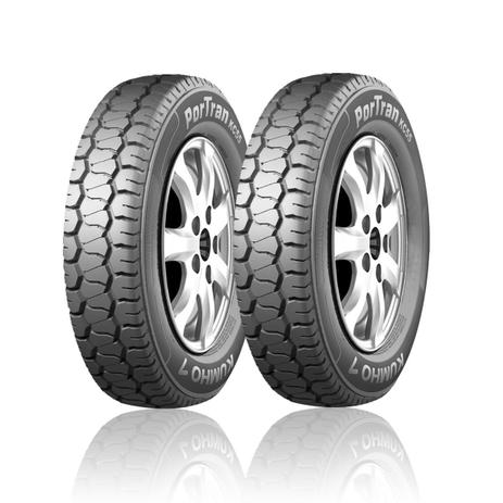 Pneu Aro 12 155R12 Kumho Portran Kc55 kit 2 Menor preço em Pneu Aro 12 155R12 Kumho Portran Kc55 kit 2