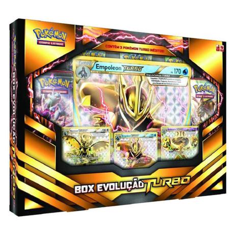 Pokemon Box Turbo Evolução Empoleon - Copag Menor preço em Pokemon Box Turbo Evolução Empoleon - Copag