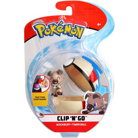 Pokemon Clip N Go Pokébola Com Clip - Rockruff - Dtc Menor preço em Pokemon Clip N Go Pokébola Com Clip - Rockruff - Dtc