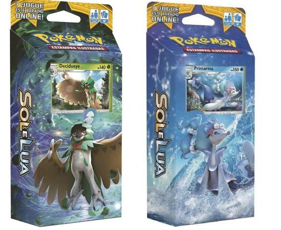 Pokemon Kit 2 Decks Sol e Lua Primarina + Decidueye - Combo Menor preço em Pokemon Kit 2 Decks Sol e Lua Primarina + Decidueye - Combo