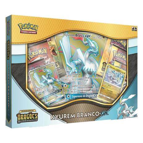 Pokémon TCG: Box Kyurem Branco-GX SM7.5 Dragões Soberanos - Pokémon company Menor preço em Pokémon TCG: Box Kyurem Branco-GX SM7.5 Dragões Soberanos - Pokémon company
