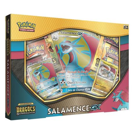 Pokémon TCG: Box Salamence-GX SM7.5 Dragões Soberanos - Pokémon company Menor preço em Pokémon TCG: Box Salamence-GX SM7.5 Dragões Soberanos - Pokémon company