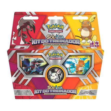 Pokémon TCG: Deck Kit do Treinador - Lycanroc e Raichu de Alola - Pokémon company Menor preço em Pokémon TCG: Deck Kit do Treinador - Lycanroc e Raichu de Alola - Pokémon company