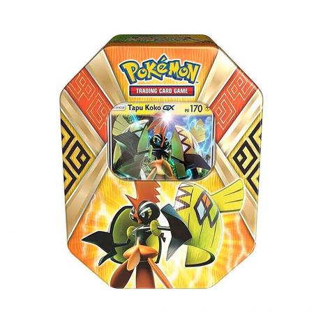 Pokémon TCG: Lata Colecionável Guardiões das Ilhas - Tapu Koko GX - Pokémon company Menor preço em Pokémon TCG: Lata Colecionável Guardiões das Ilhas - Tapu Koko GX - Pokémon company