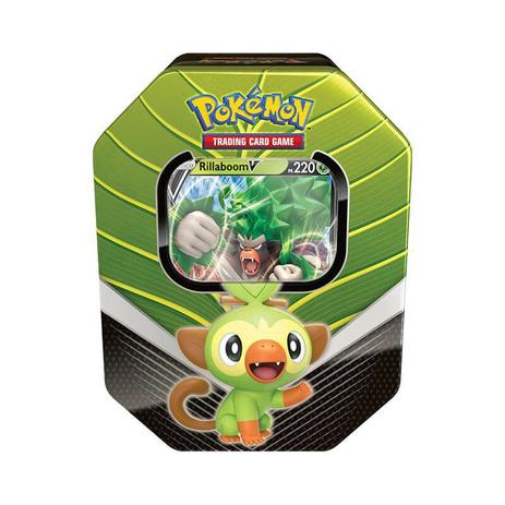Pokémon TCG: Lata Colecionável Parceiros de Galar - Rillaboom V - Pokémon Company Menor preço em Pokémon TCG: Lata Colecionável Parceiros de Galar - Rillaboom V - Pokémon Company
