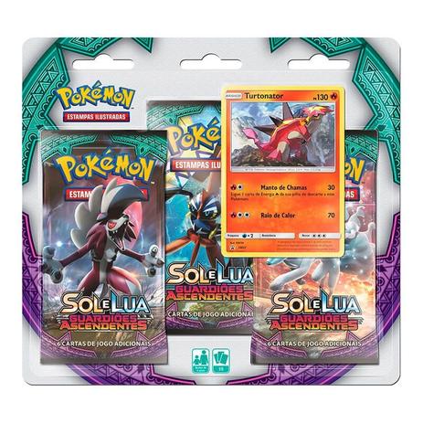 Pokémon TCG: Triple Pack SM2 Guardiões Ascendentes - Turtonator - Pokémon company Menor preço em Pokémon TCG: Triple Pack SM2 Guardiões Ascendentes - Turtonator - Pokémon company