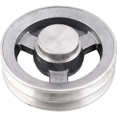 Polia de alumínio 2 canais A - 130 mm Vonder Menor preço em Polia de alumínio 2 canais A - 130 mm Vonder