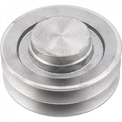 Polia de alumínio 2 canais B - 130 mm Vonder Menor preço em Polia de alumínio 2 canais B - 130 mm Vonder