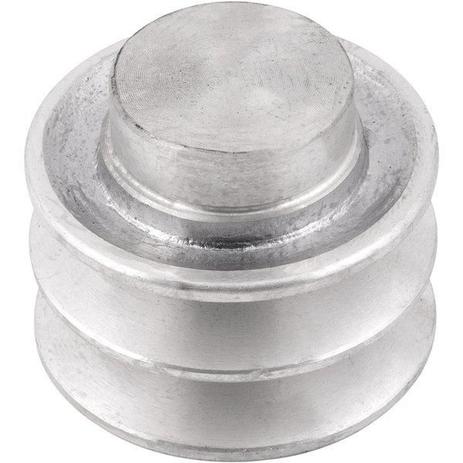 polia de aluminio 2 canais tipo A 60 mm sem Furação mademil Menor preço em polia de aluminio 2 canais tipo A 60 mm sem Furação mademil