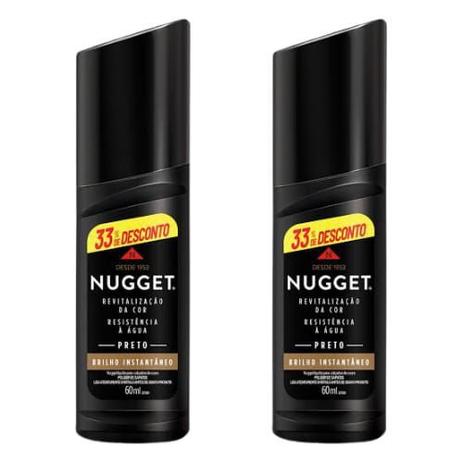 Polidor de Sapato Líquido Nugget Preto Graxa 2u Frasco 60ml - Acessórios e  Conservação de Sapatos - Magazine Luiza