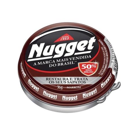 Polidor Sapato Pasta Marrom Nugget Pote 36G Brilho Intenso - Acessórios e  Conservação de Sapatos - Magazine Luiza