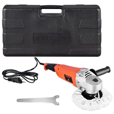 Politriz 7” Angular 1300W Black+Decker - WP1500K Menor preço em Politriz 7” Angular 1300W Black+Decker - WP1500K