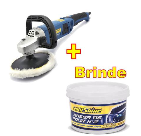 Politriz Angular 7” 1300w Hammer + Brinde Menor preço em Politriz Angular 7” 1300w Hammer + Brinde
