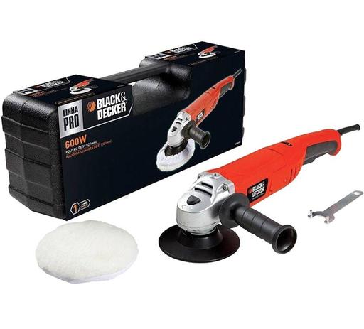 Politriz Angular Automotiva 5 Pol 600 W Black Decker Wp600k - Black + decker Menor preço em Politriz Angular Automotiva 5 Pol 600 W Black Decker Wp600k - Black + decker